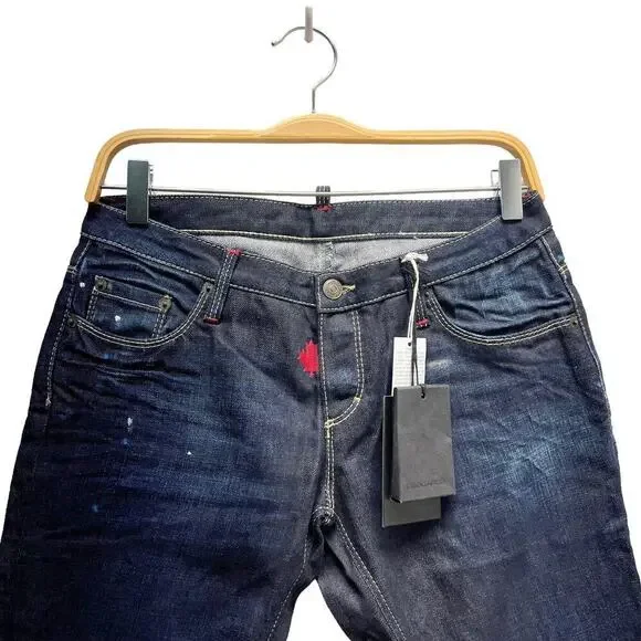 NWT Dsquared2 Skinny Fit Distressed Jeans Women’s Size 38‎ (2 US)